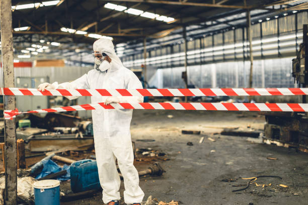 Professional Infectious Disease Decontamination technician working in Normanna, TX